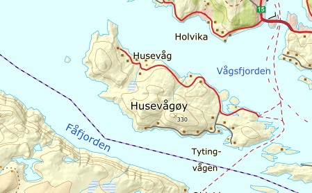 MIDLERTIDIG MANGLANDE TØMMING HUSEVÅGØY MIDLERTIDIG MANGLANDE TØMMING HUSEVÅGØY