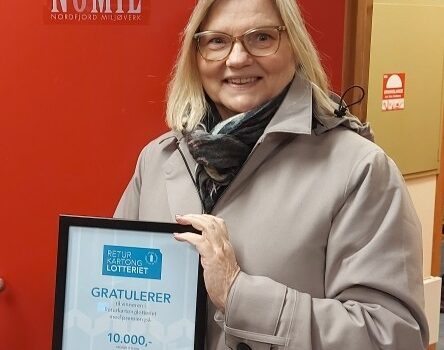 Hipp hurra! Ny vinnar i Returkartonglotteriet